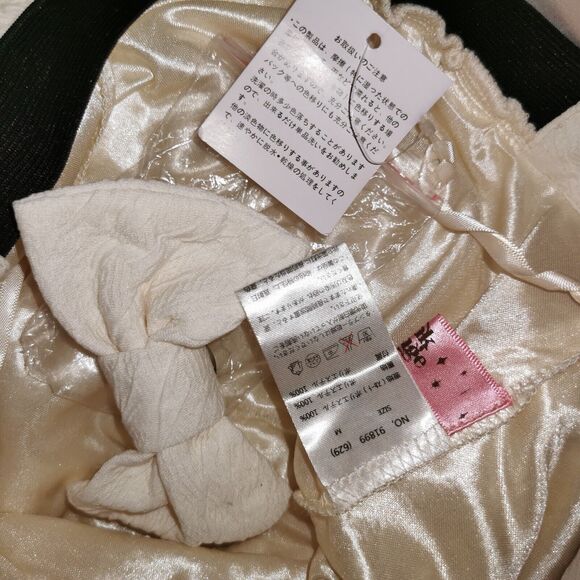 Ank Rouge White Mini Skirt Women's Small Party Prom Casual Japan Import Jfashion - Picture 2 of 13